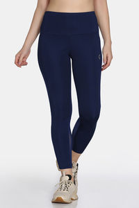 Zelocity Quick Dry Gym Leggings - Blue Depth — thumbnail 3